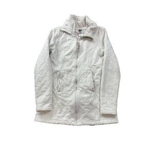 The North Face Caroluna Quilted Long Jacket. Cream/Oatmeal Size Small‎ | D1